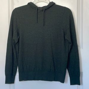 Thomas Dean Merino Blend Hoodie Sweater Medium